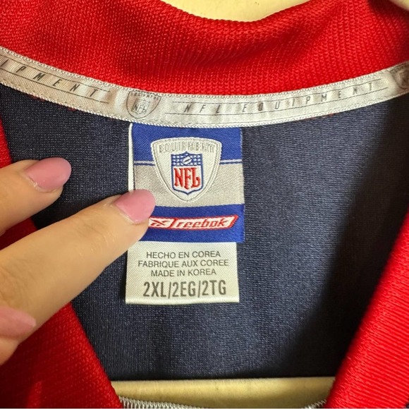 Reebok NFL Equipment Drew Bledsoe Buffalo Bills Short Sleeve Mens Jersey 2XL - Picture 7 of 11